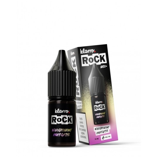 Liquid Klarro Rock 10ml Winogronowy Energetyk 6mg