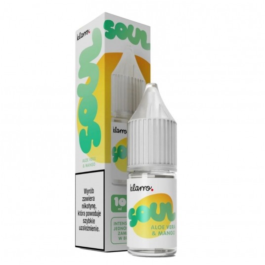 Liquid Klarro Soul Salt 10ml - Aloe Vera & Mango 20mg