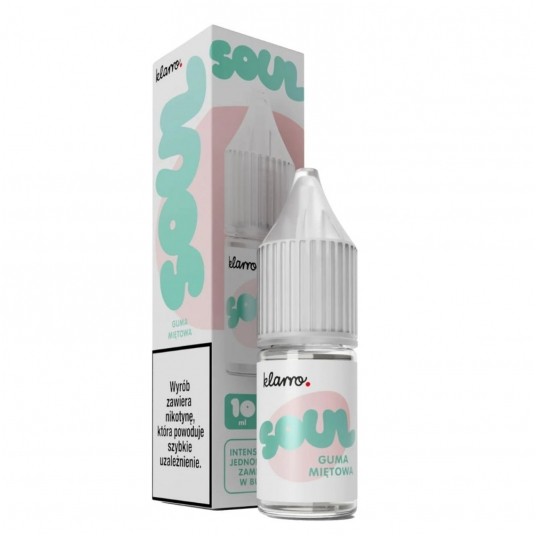 Liquid Klarro Soul Salt 10ml - Guma Miętowa 20mg
