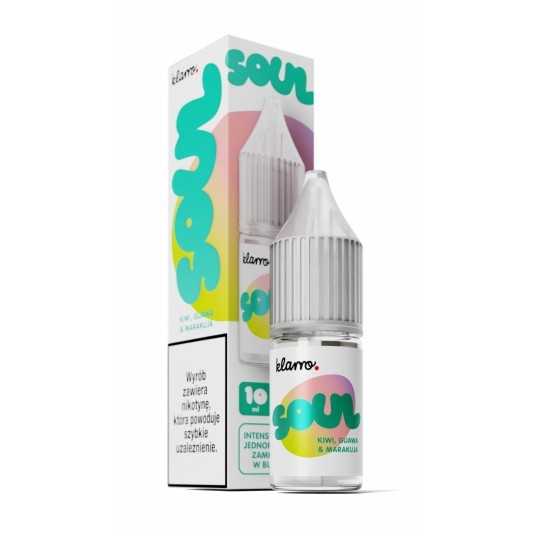 Liquid Klarro Soul Salt 10ml - Kiwi Mar. Gua. 20mg