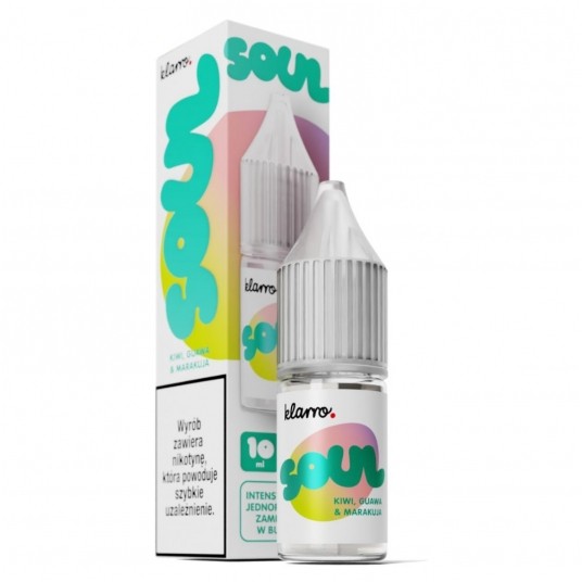 Liquid Klarro Soul Salt 10ml - Kiwi Marakuja & Guawa 20mg