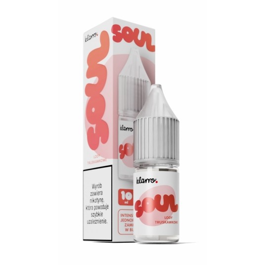 Liquid Klarro Soul Salt 10ml - Lody Truskawk. 20mg