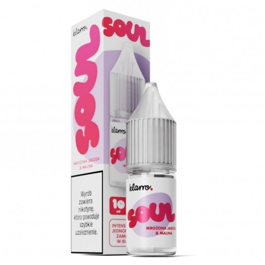 Liquid Klarro Soul Salt 10ml - Mrożona Jagoda & Malina 20mg