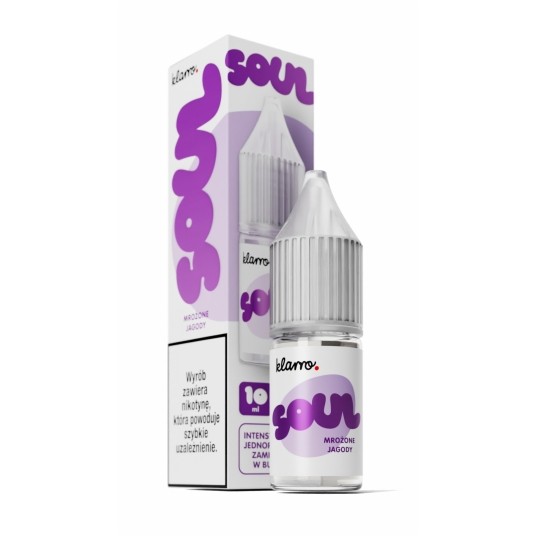 Liquid Klarro Soul Salt 10ml - Mrożone Jagody 20mg