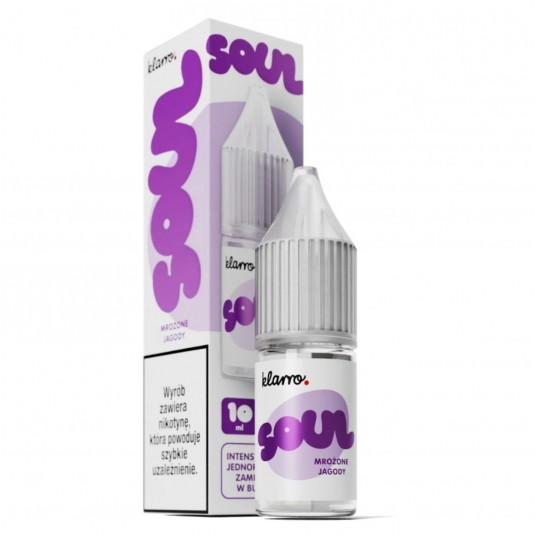 Liquid Klarro Soul Salt 10ml - Mrożone Jagody 20mg