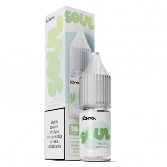 Liquid Klarro Soul Salt 10ml - Mrożone Winogrono 20mg