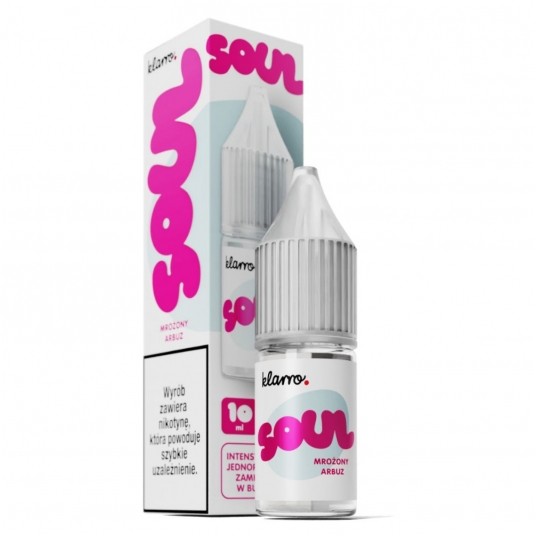 Liquid Klarro Soul Salt 10ml - Mrożony Arbuz 20mg