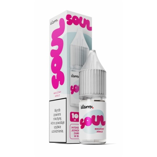 Liquid Klarro Soul Salt 10ml - Mrożony Arbuz 20mg