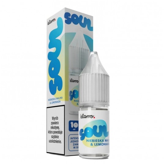 Liquid Klarro Soul Salt 10ml - Niebieska Malina & Lemoniada 20mg