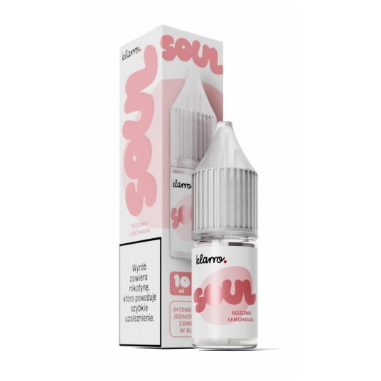 Liquid Klarro Soul Salt 10ml - Róż. Lemoniada 20mg