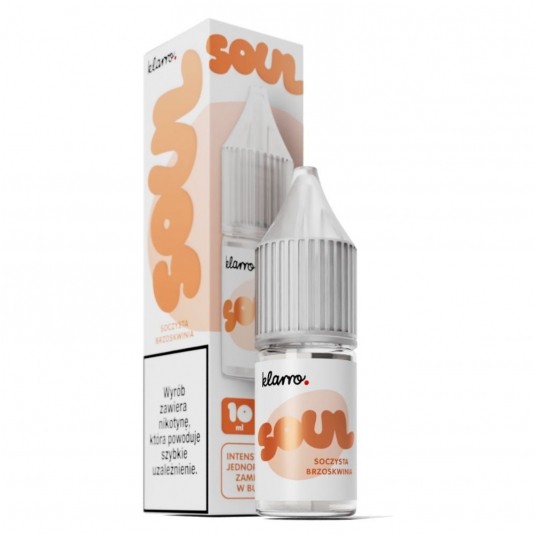 Liquid Klarro Soul Salt 10ml - Soczysta Brzoskwinia 20mg