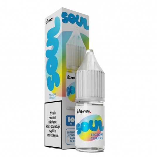 Liquid Klarro Soul Salt 10ml - Tęczowe Cukierki 20mg