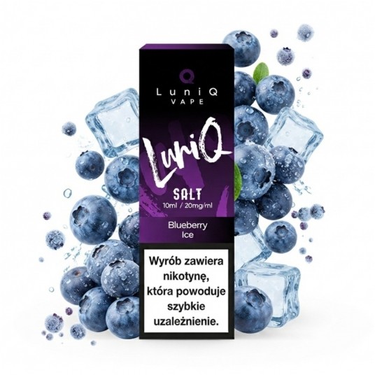 Liquid Luniq Salt 10ml Blueberry Ice 20mg