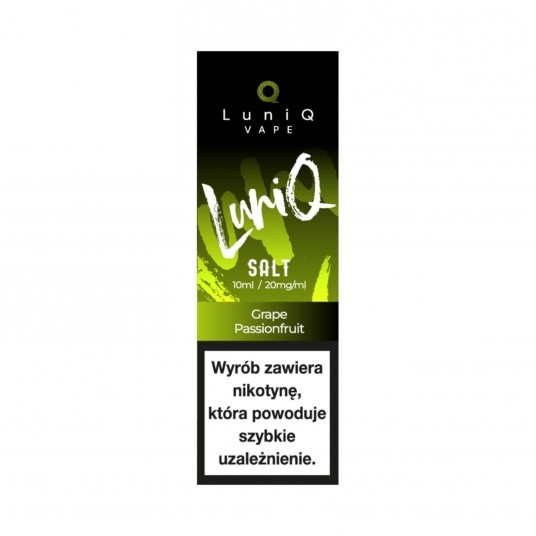 Liquid Luniq Salt 10ml Grape Passionfruit 20mg