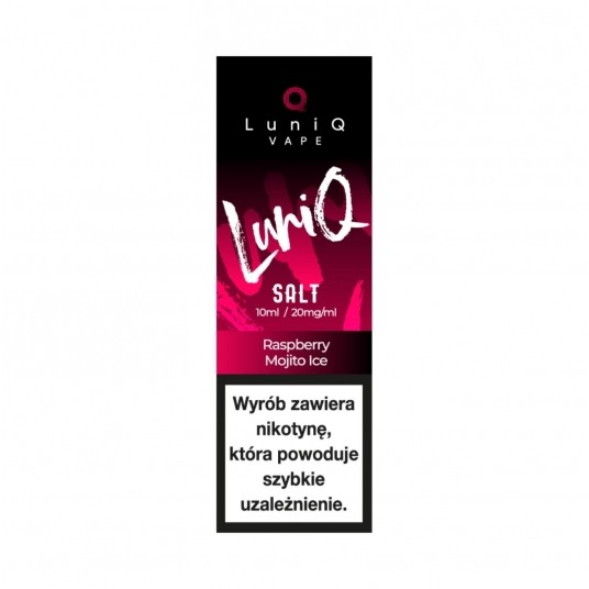 Liquid Luniq Salt 10ml Raspberry Mojito Ice 20mg