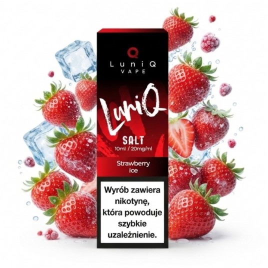 Liquid Luniq Salt 10ml Strawberry Ice 20mg