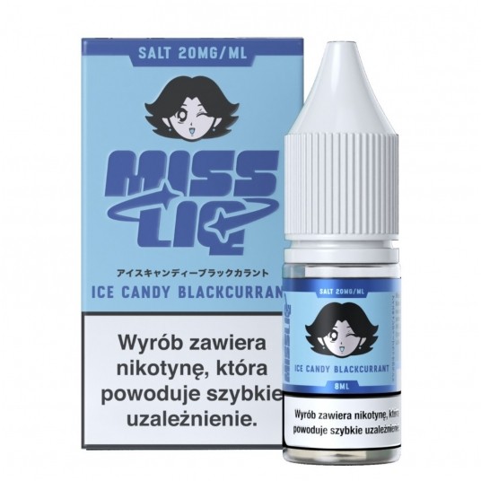 Liquid Miss Liq Salt 8ml Ice Candy Blackcurrant 20mg