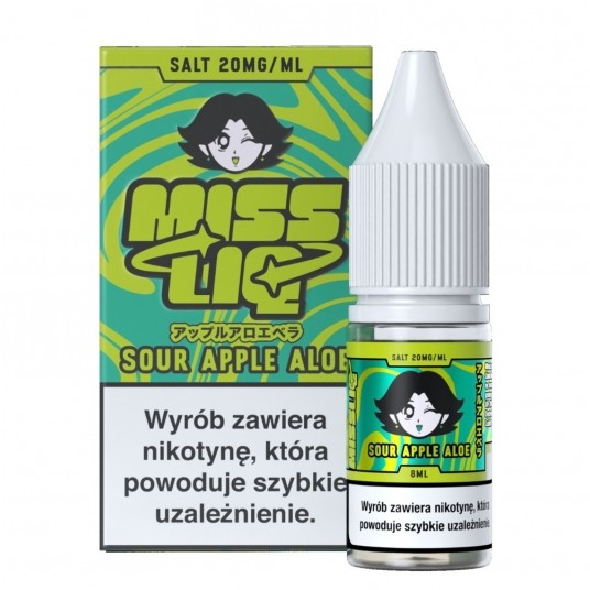 Liquid Miss Liq Salt 8ml Sour Apple Aloe 20mg