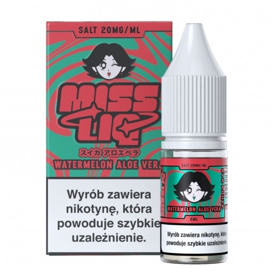 Liquid Miss Liq Salt 8ml Watermelon Aloe Vera 20mg