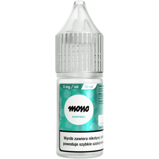 Liquid MONO 10ml - Menthol 3mg