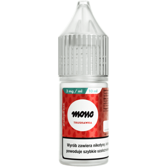 Liquid MONO 10ml - Truskawka 3mg