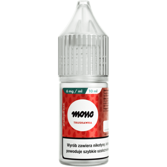 Liquid MONO 10ml - Truskawka 6mg