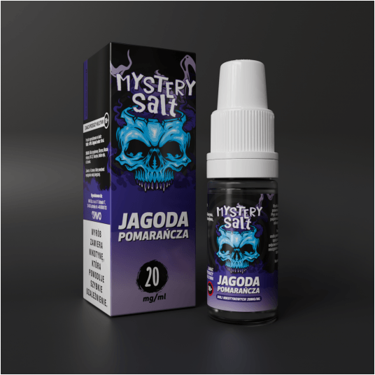 Liquid Mystery Salt 10ml - Jagoda Pomarańcza 20mg