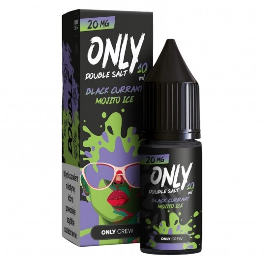 Liquid Only Double Salt 10ml Black Currant Mojito Ice 20mg