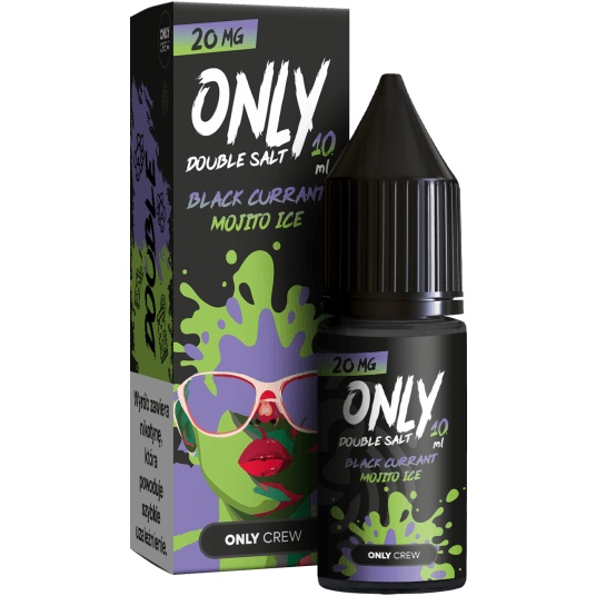 Liquid Only Double Salt 10ml Black.Mojito Ice 20mg