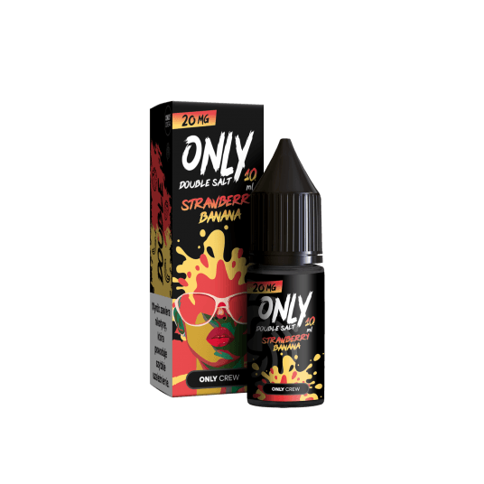 Liquid Only Double Salt 10ml Strawber. Banana 20mg