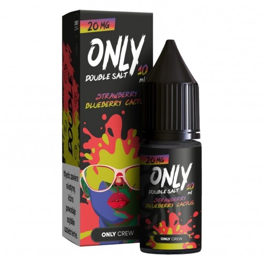 Liquid Only Double Salt 10ml Strawberry Blueberry Cactus 20mg