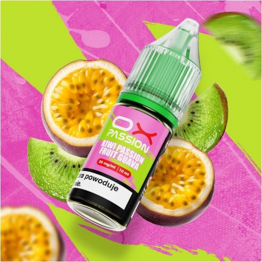 Liquid OX Passion 10ml Kiwi Passion Fruit Guava 20mg