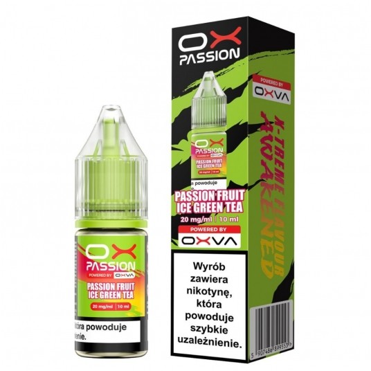 Liquid OX Passion 10ml Passion Fruit Ice Green Tea 20mg
