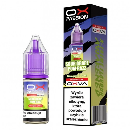 Liquid OX Passion 10ml Sour Grape Pom Razz 20mg