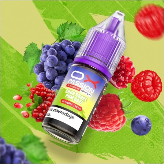 Liquid OX Passion 10ml Sour Grape Pom Razz 20mg