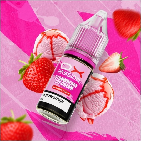 Liquid OX Passion 10ml Strawberry Ice Cream 20mg