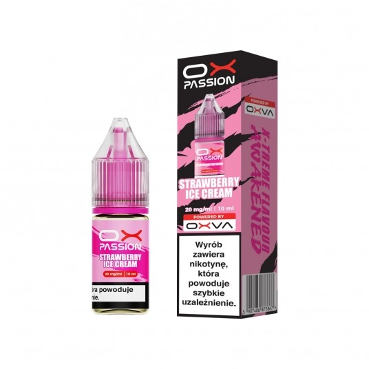 Liquid OX Passion 10ml Strawberry Ice Cream 20mg