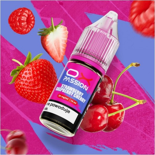 Liquid OX Passion 10ml Strawberry Raspberry Cherry 20mg