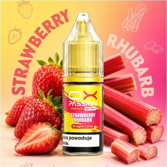 Liquid OX Passion 10ml Strawberry Rhubarb 20mg