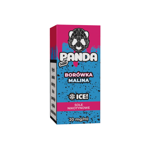 Liquid Panda Double Salt 10ml - Borówka Malina Ice 20mg