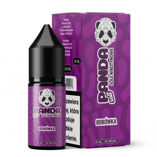 Liquid Panda Salt 10ml Borówka 20mg
