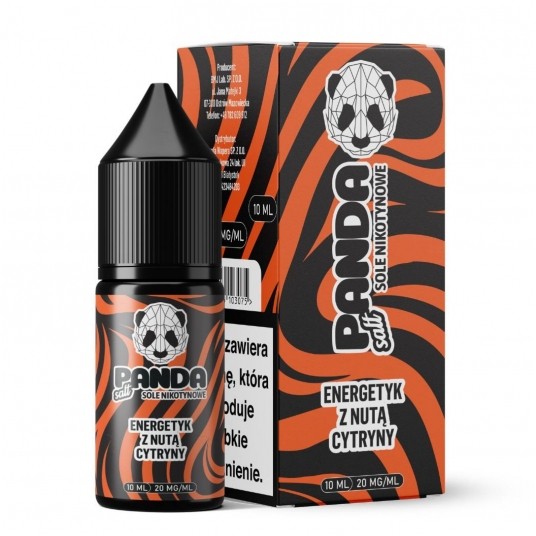 Liquid Panda Salt 10ml Energetyk z Nutą Cytryny 20mg