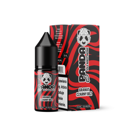 Liquid Panda Salt 10ml Granat Czarny Bez 20mg