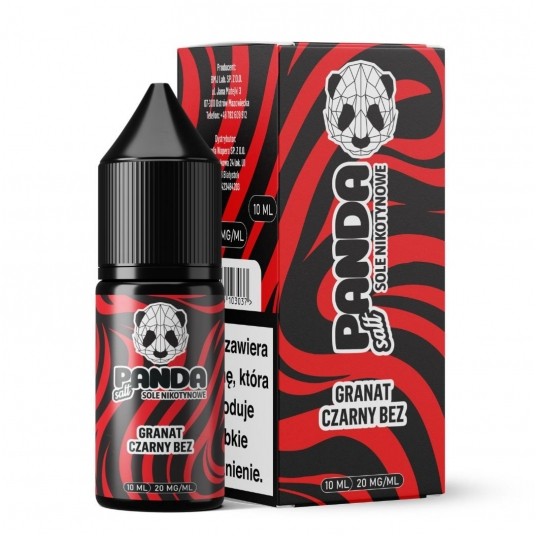 Liquid Panda Salt 10ml Granat Czarny Bez 20mg