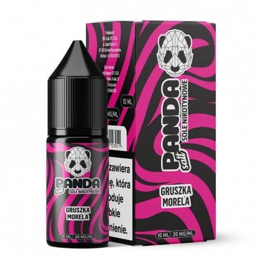 Liquid Panda Salt 10ml Gruszka Morela 20mg