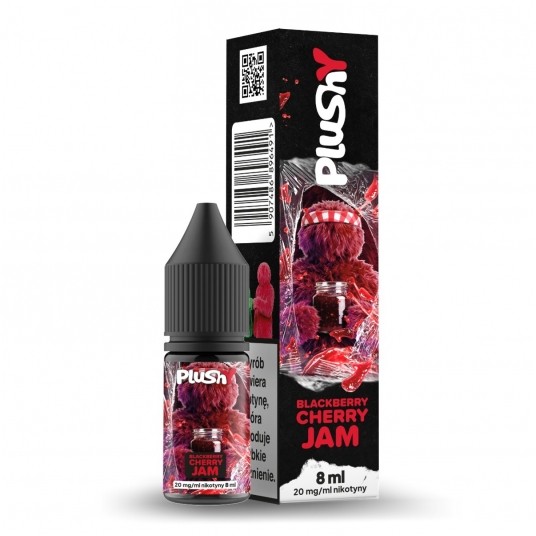Liquid Plushy Salt Jam 8ml Blackberry Cherry Jam 20mg