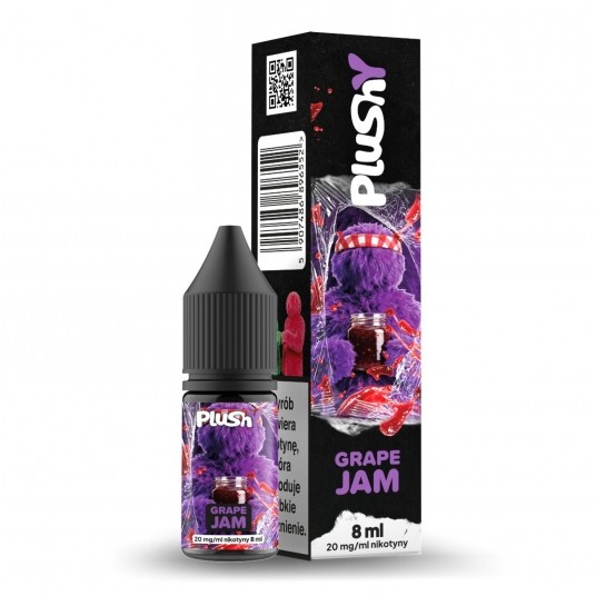 Liquid Plushy Salt Jam 8ml Grape Jam 20mg