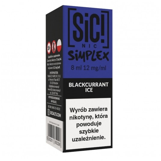 Liquid SIC! NIC 8ml Blackcurrant Ice 12mg