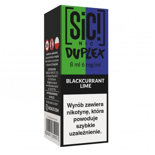 Liquid SIC! NIC 8ml Blackcurrant Lime 6mg