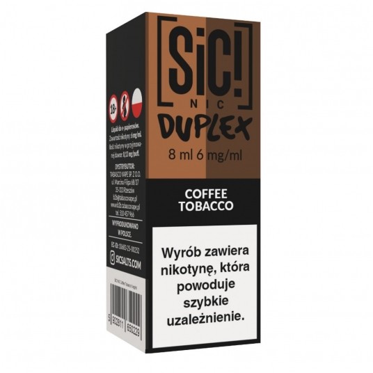 Liquid SIC! NIC 8ml Coffee Tobacco 6mg